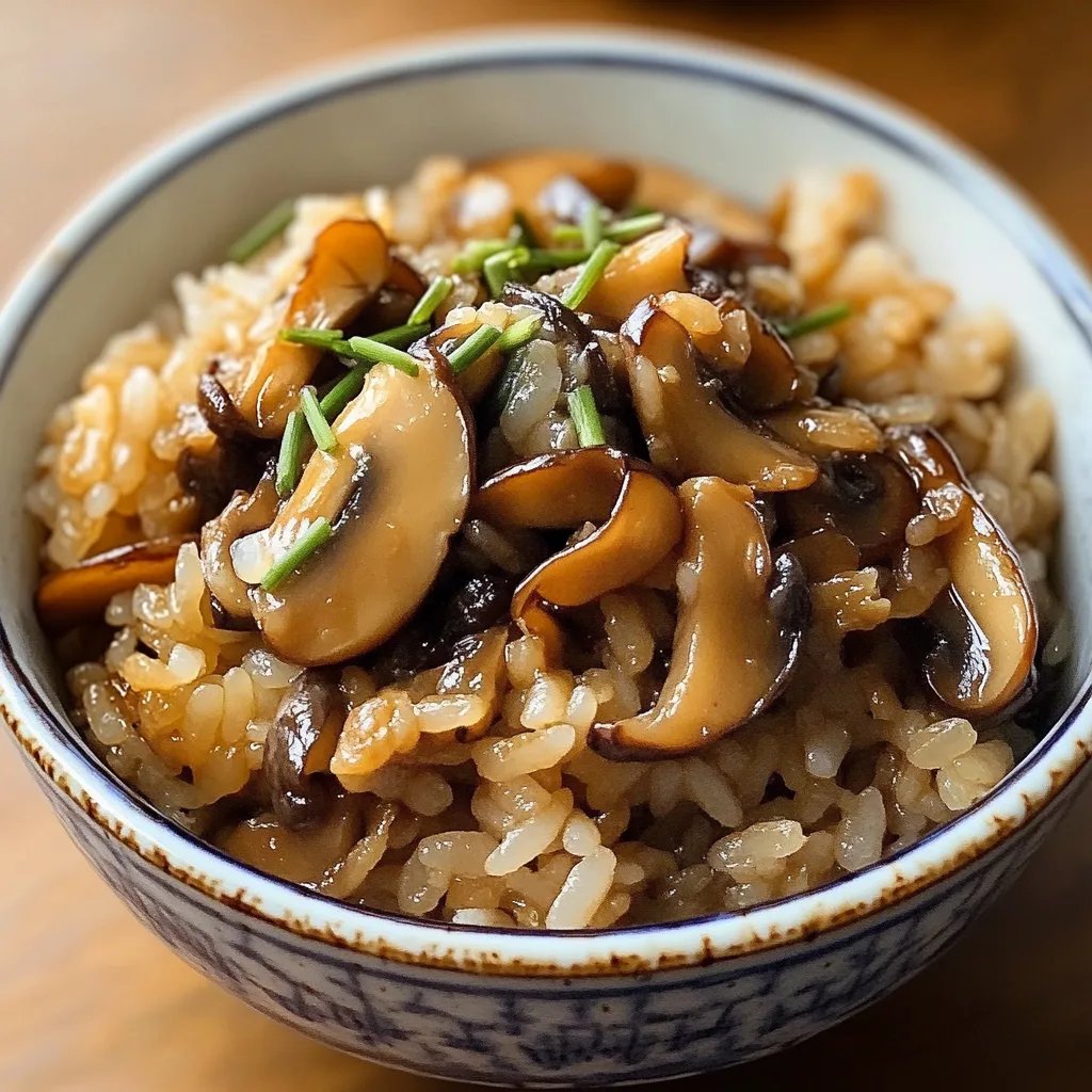 Japanese Mushroom Rice