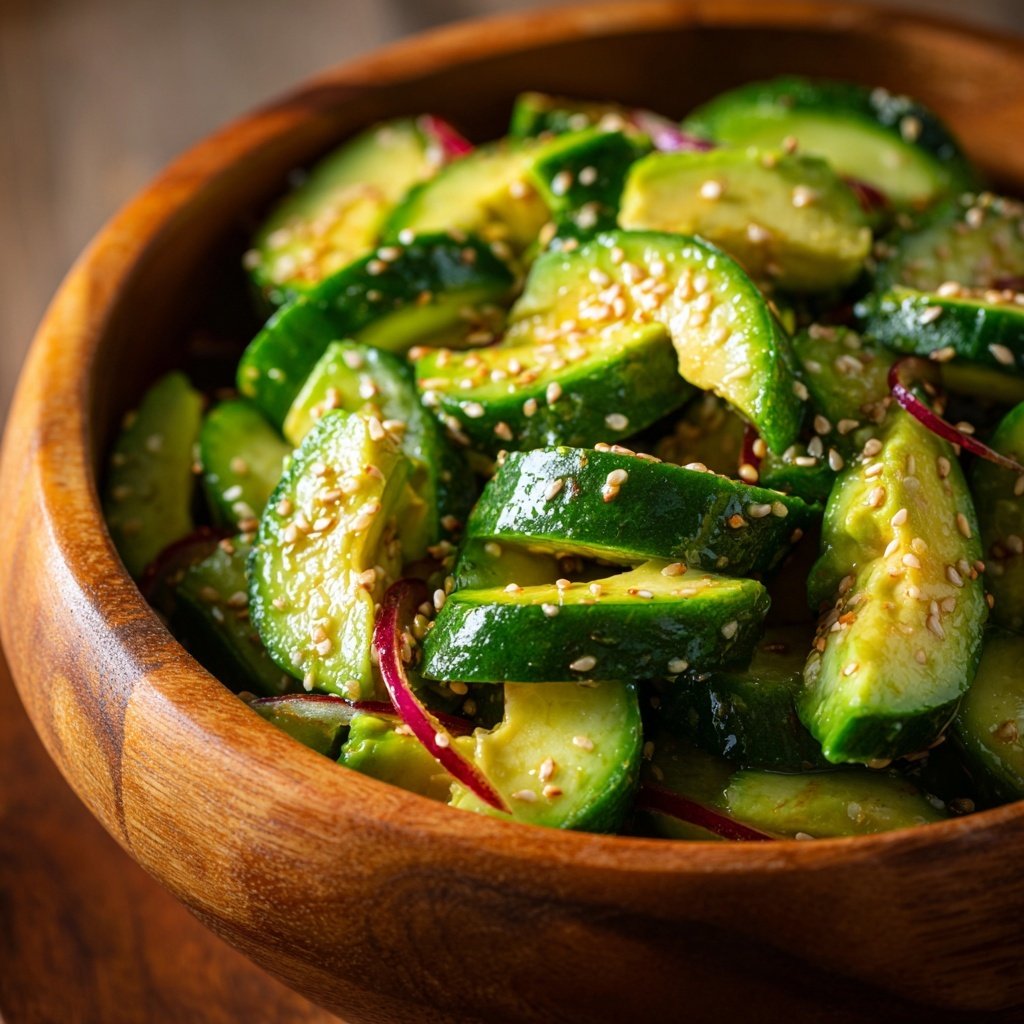 Light Cucumber and Avocado Salad