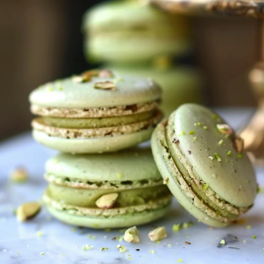 Pistachio Macarons