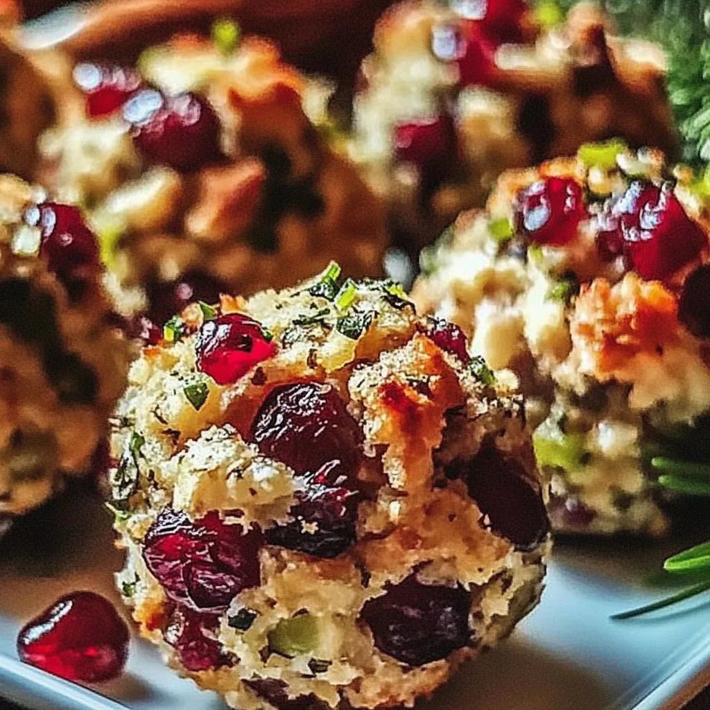 Festive Cranberry Turkey Stuffing Balls: An Amazing Ultimate Recipe