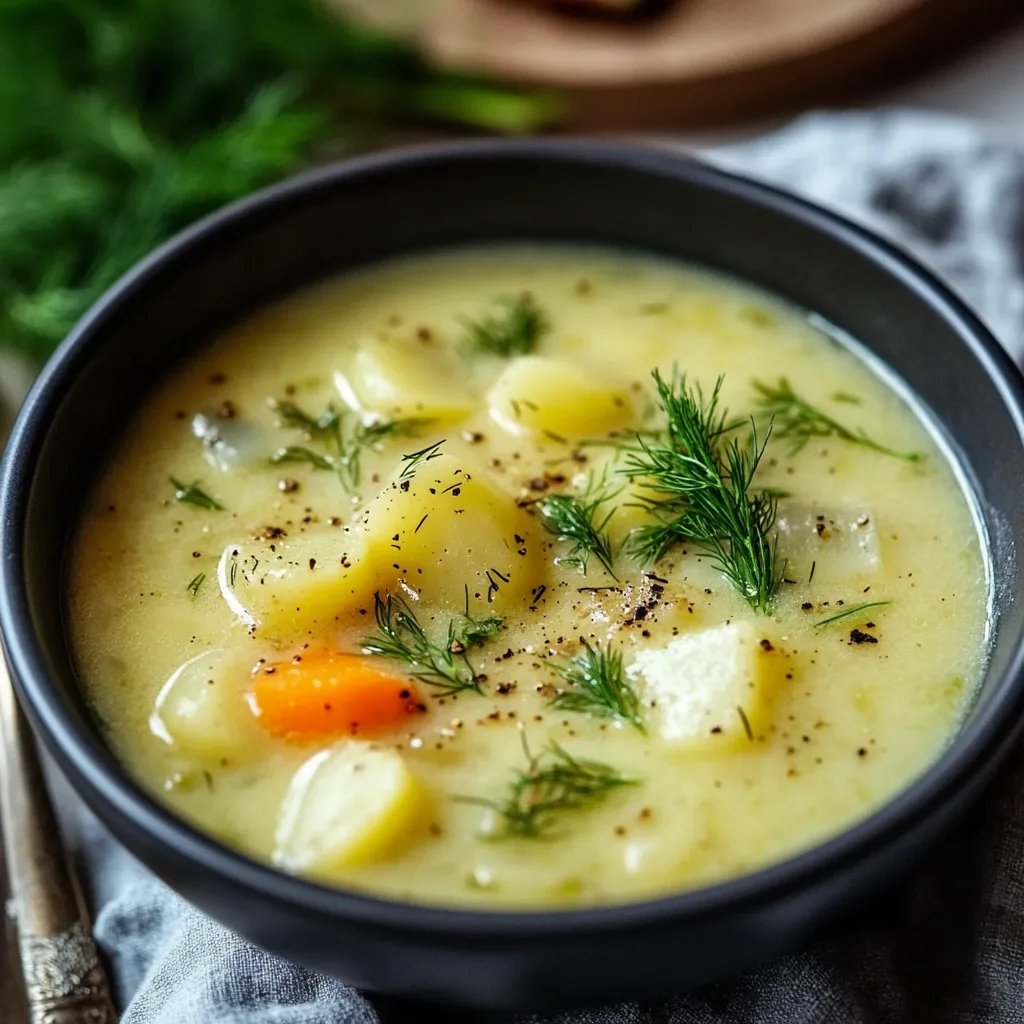 Potato Soup with Dill