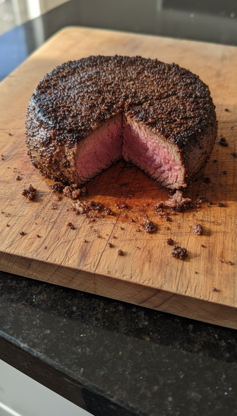 Coffee Rubbed Filet Mignon