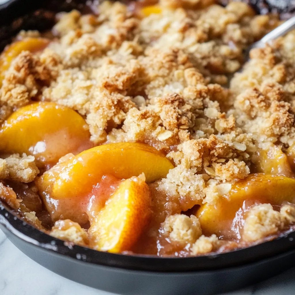 Easy Peach Crisp Recipe