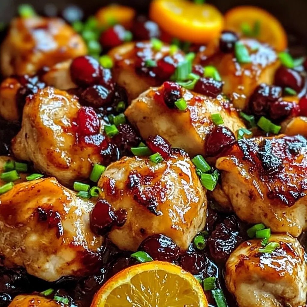 Cranberry Orange Chicken: An Amazing Ultimate Recipe