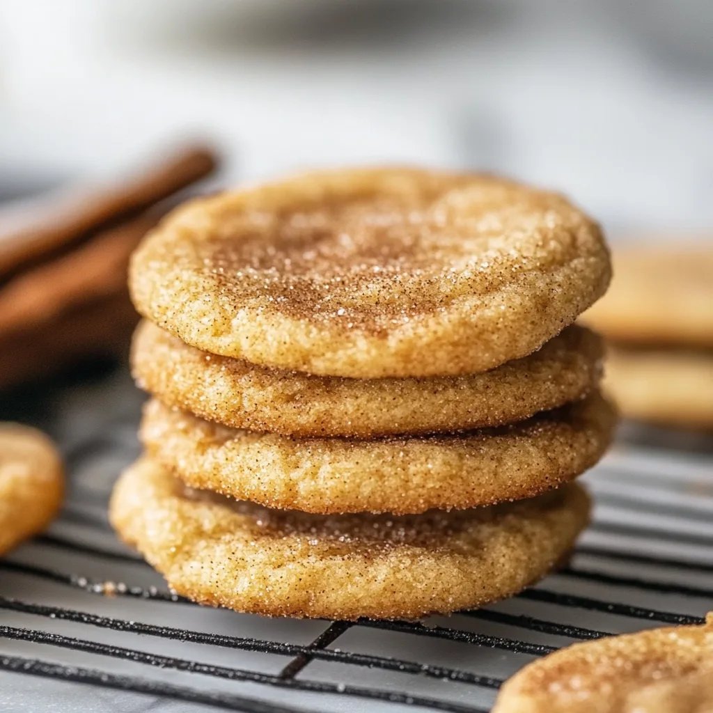 Easy Chewy Snickerdoodles
