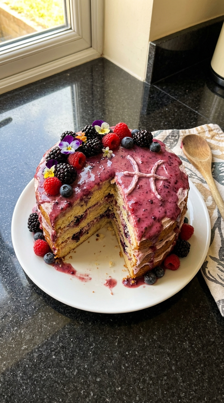 Berry Infused Pisces Cake