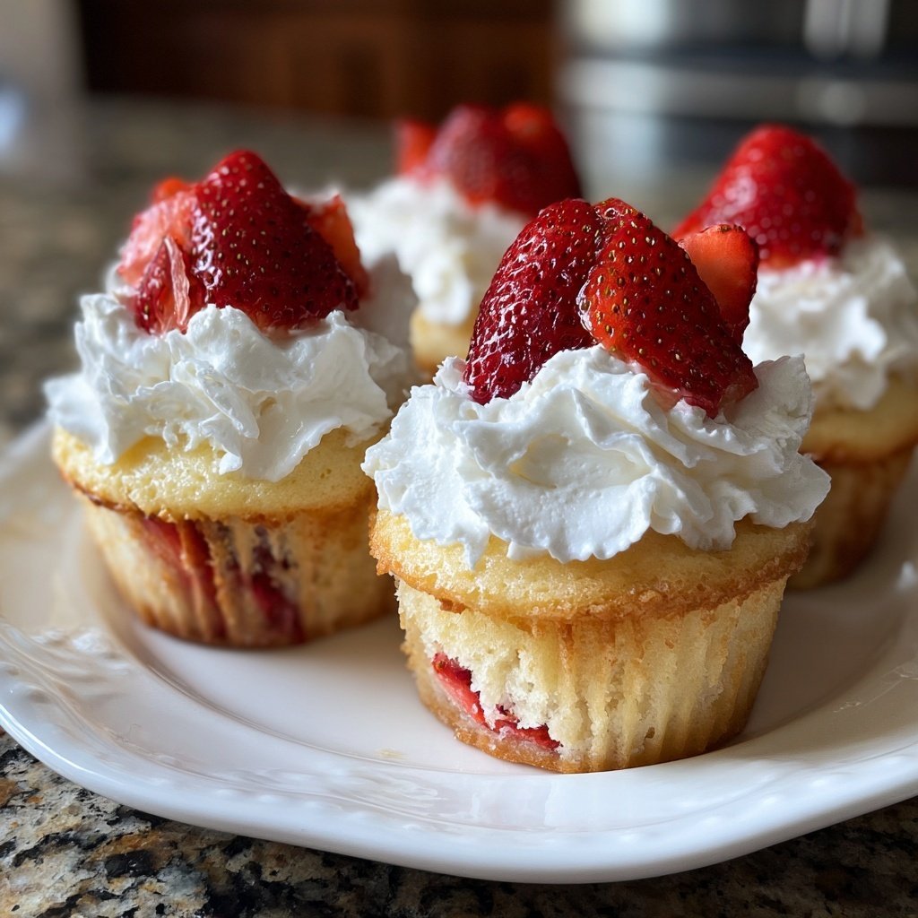 Strawberry Shortcake Cupcakes