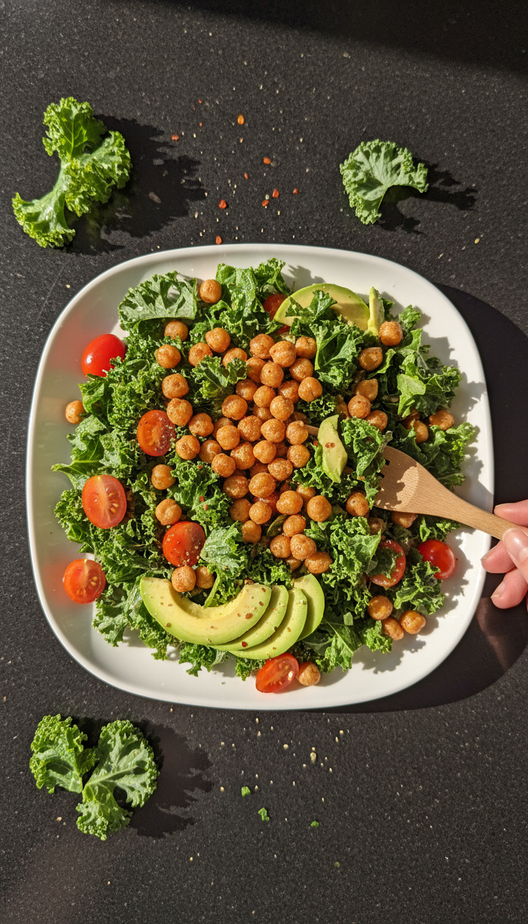 Loaded Crunchy Kale Salad
