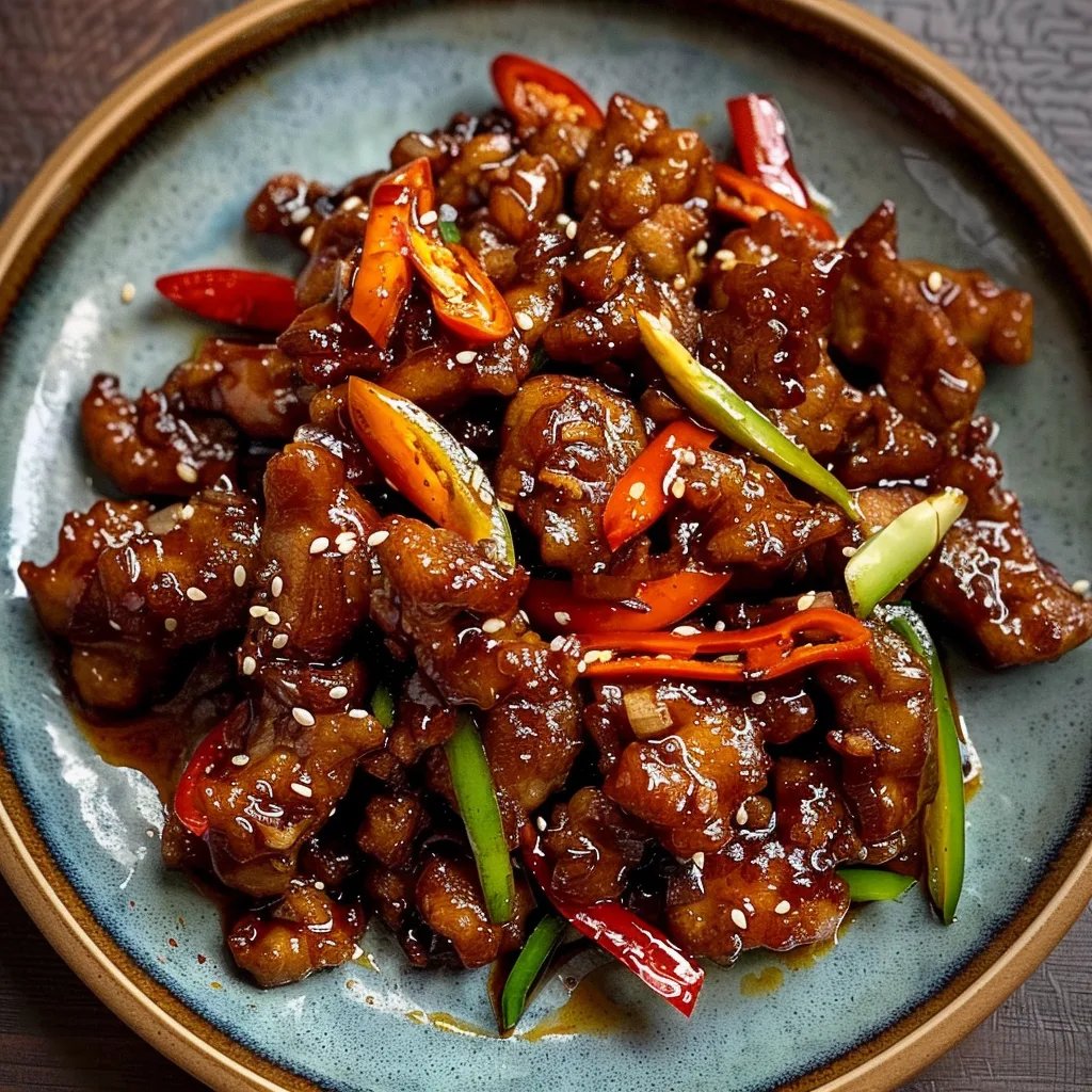 Crispy Chilli Beef with Sweet Chilli