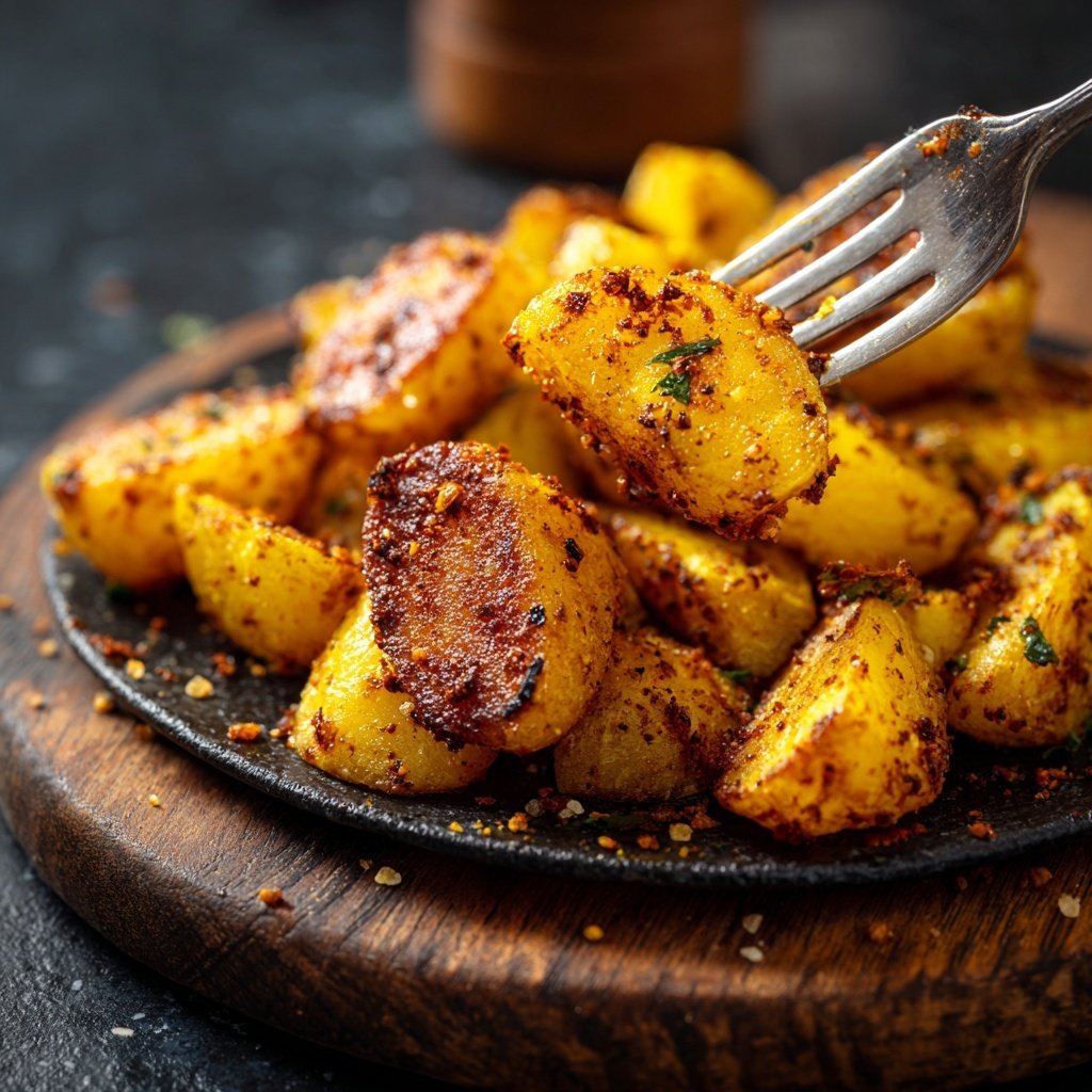 Airfryer Cajun Spiced Potatoes