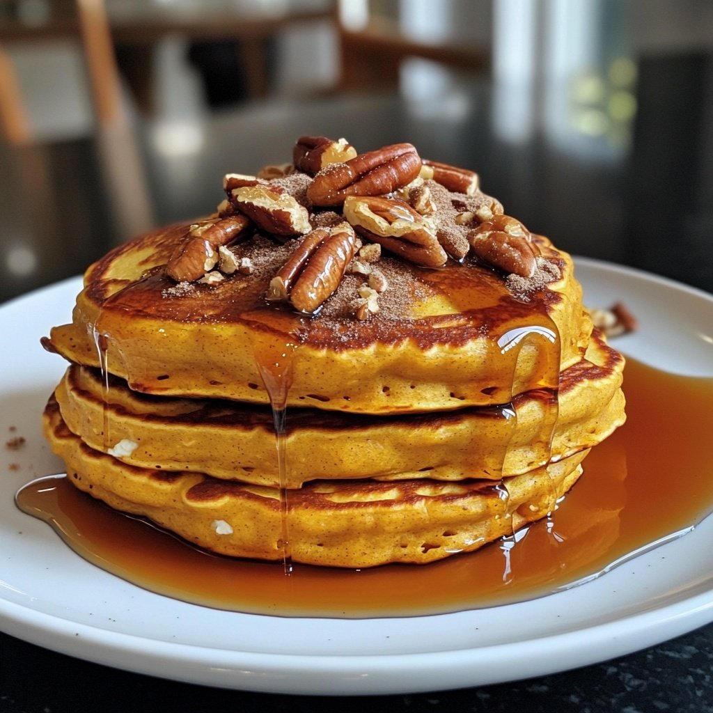 Pumpkin Ricotta Pancakes