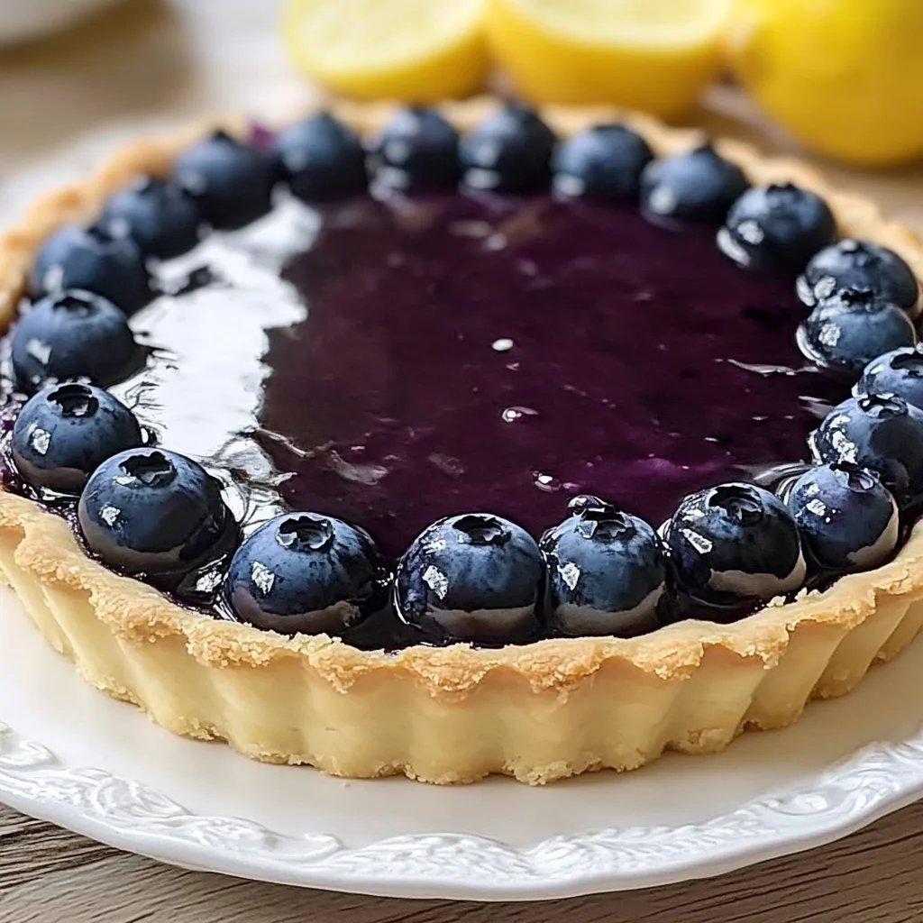 Stunning Blueberry Lemon Curd Tart Recipe You Need to Try!