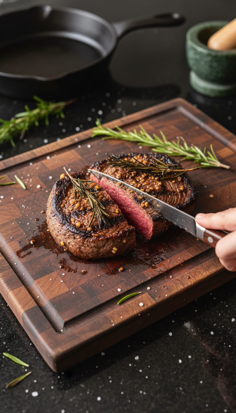 Rosemary Garlic Filet Mignon