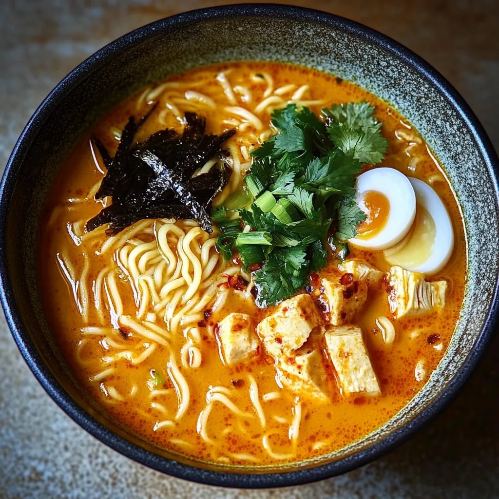 Spicy Coconut Curry Ramen