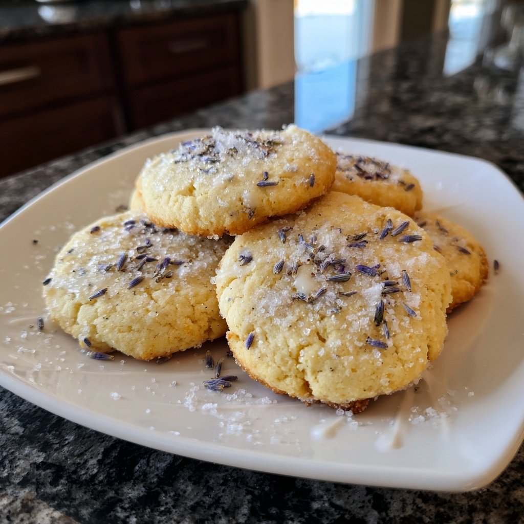 Lavender Lemon Sugar Cookies