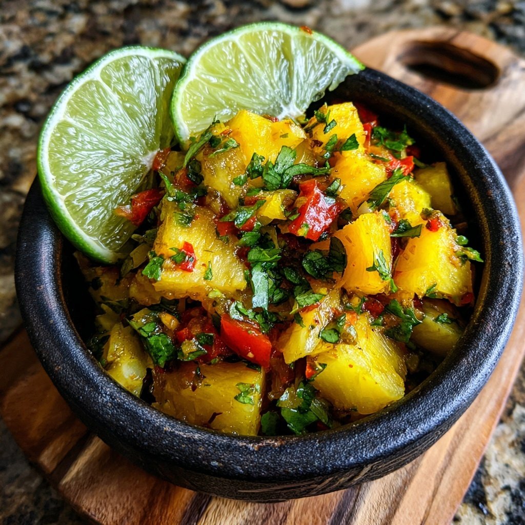 Pineapple Salsa with Lime