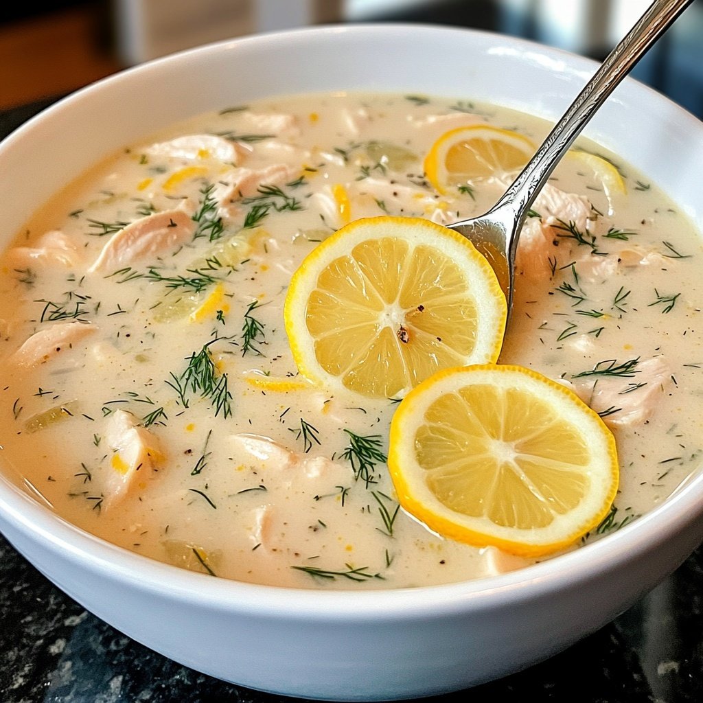 Greek Lemon Chicken Soup