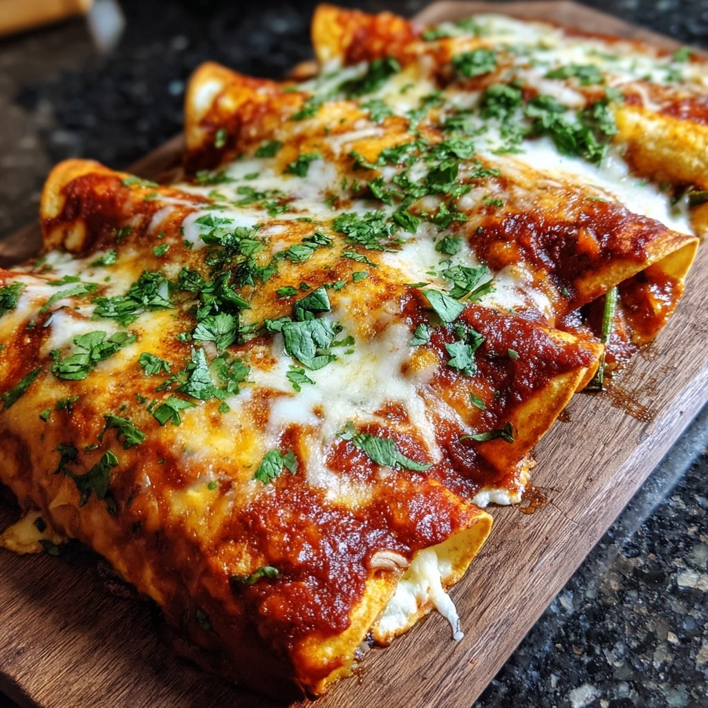 Vegetarian Enchiladas Cheesy Filling Sauce