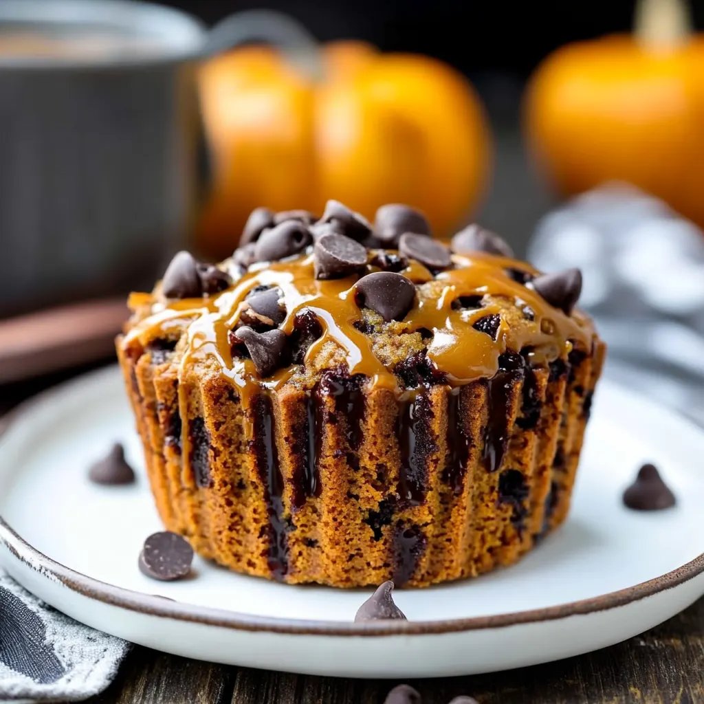 Pumpkin Chocolate Chip Muffins