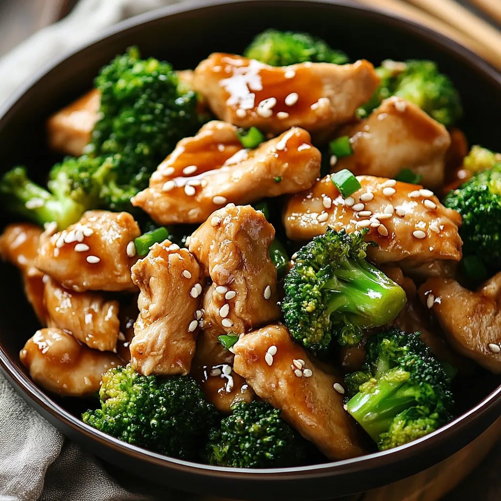 Chinese Chicken and Broccoli