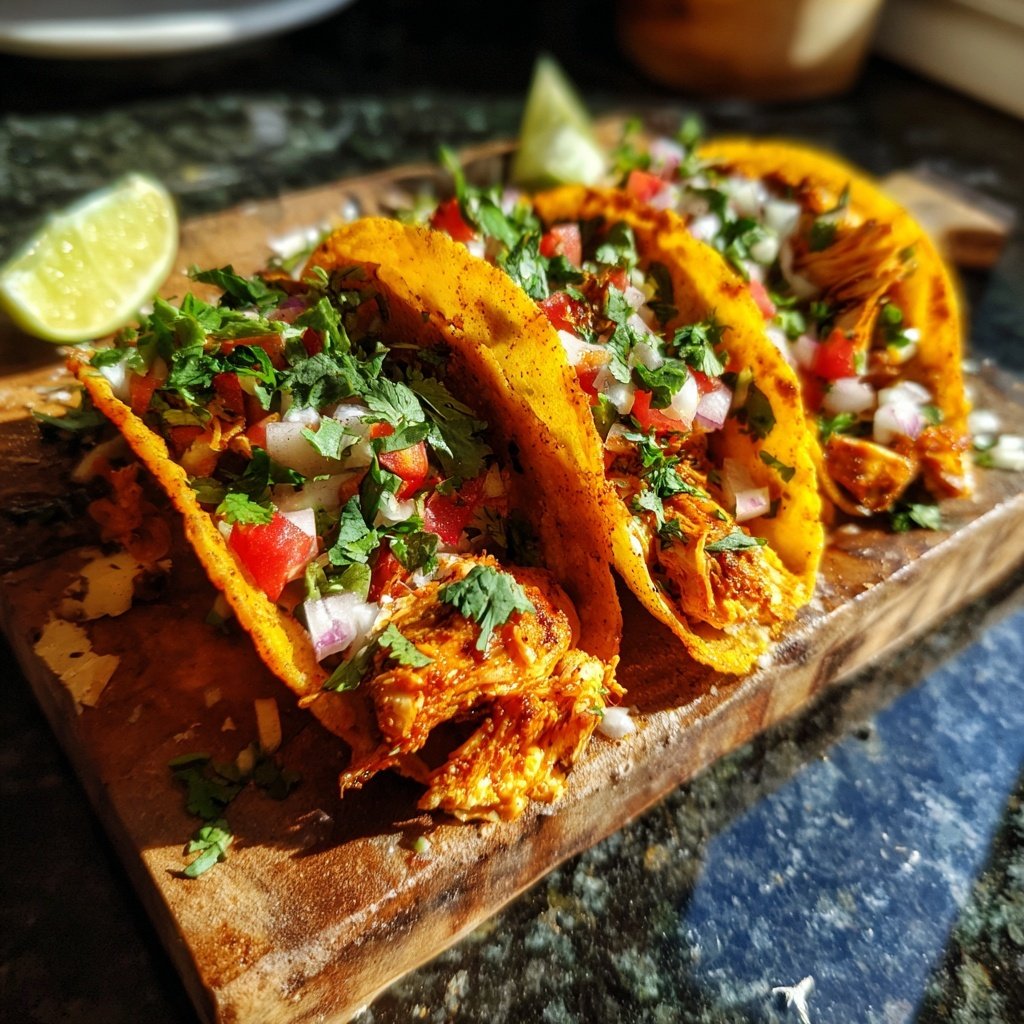 Smoky Paprika Chicken Tacos