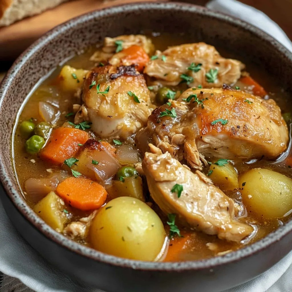 Slow Cooker Chicken Stew