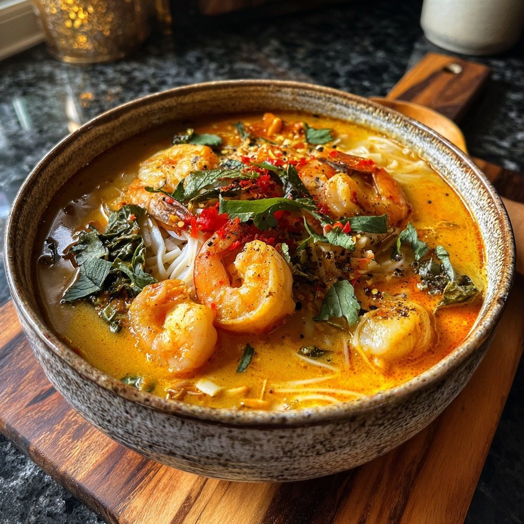 Thai Noodle Soup Coconut Curry