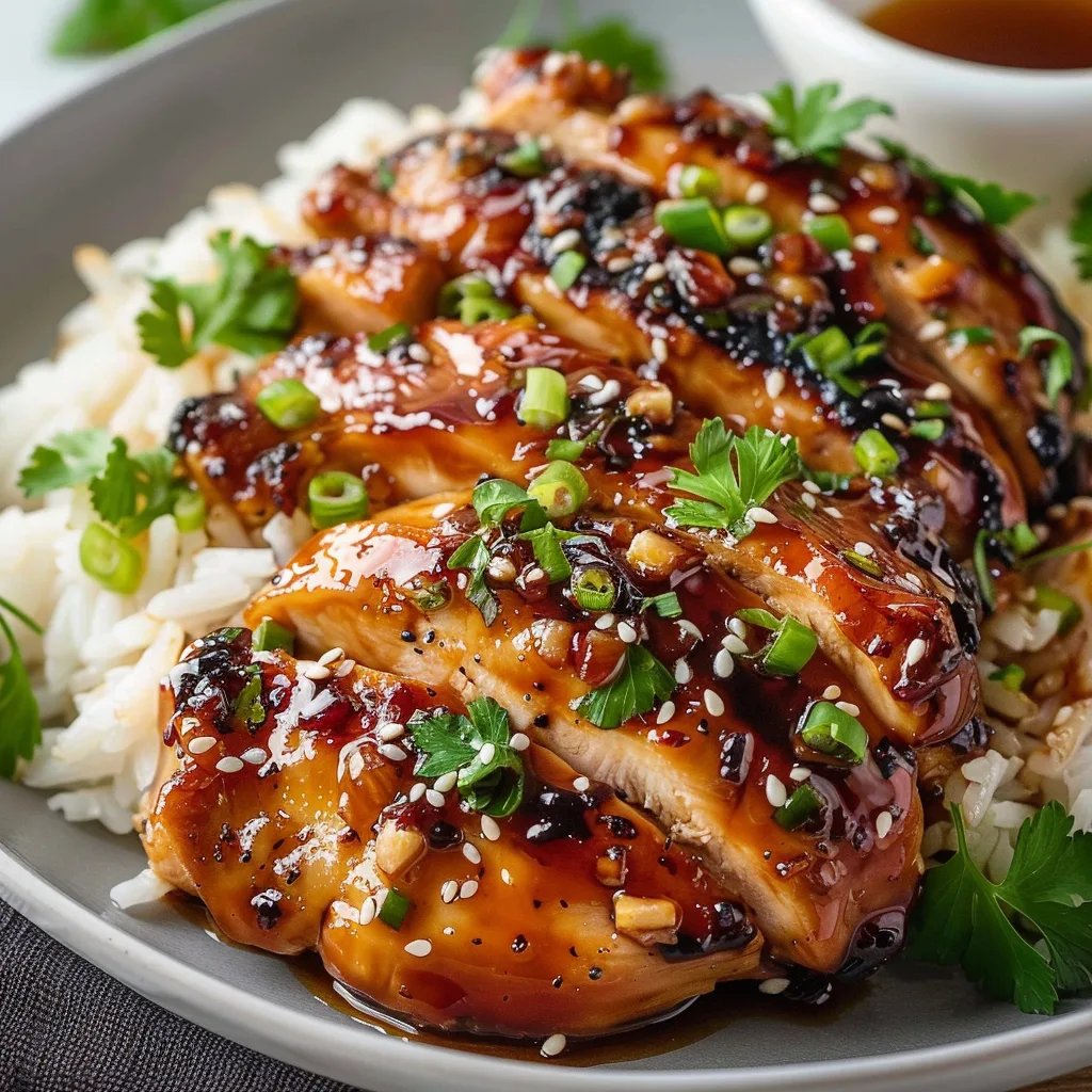 Easy Honey Garlic Chicken Breasts
