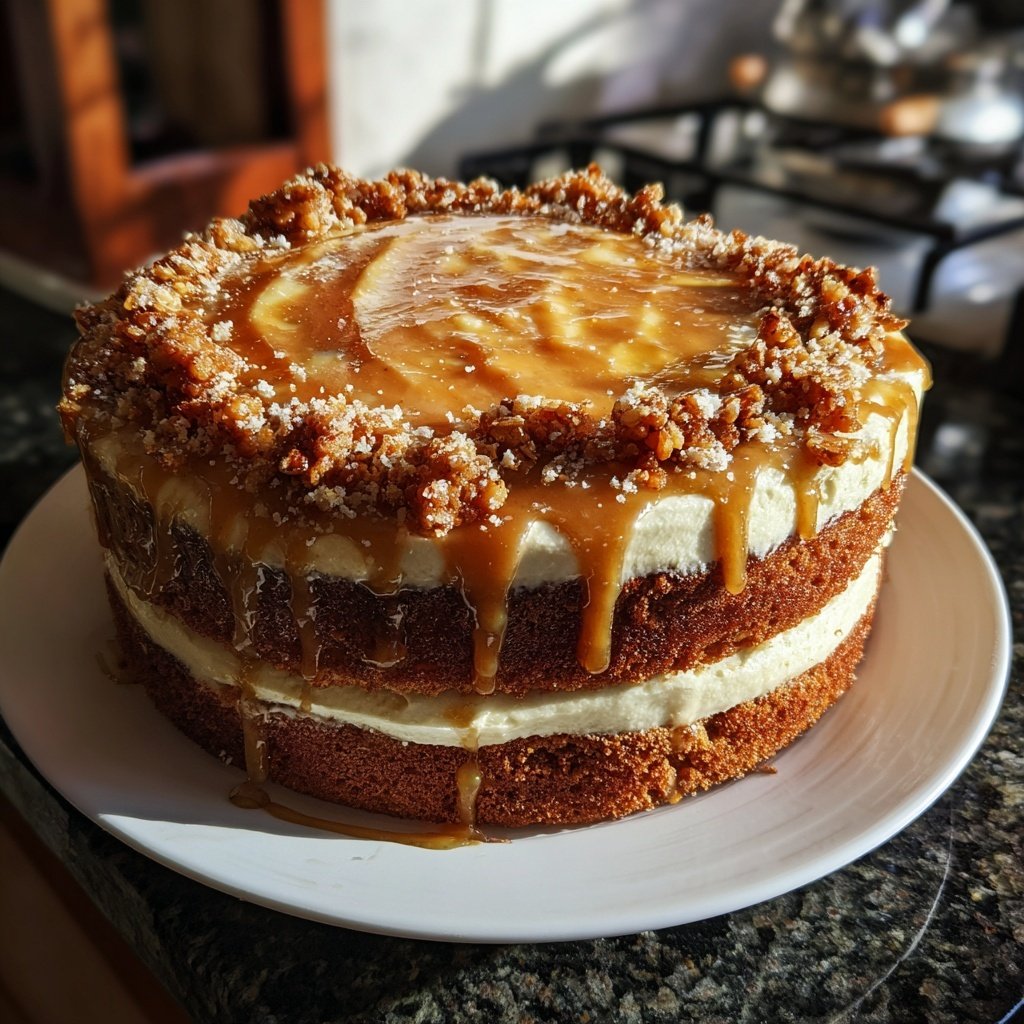 Capricorn Almond Praline Cake